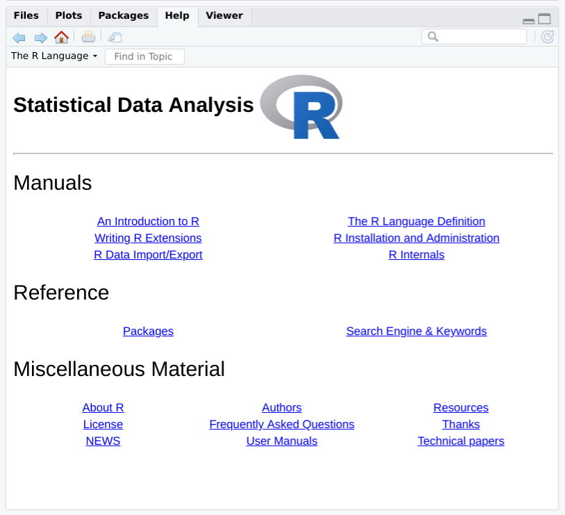 RStudio help.start